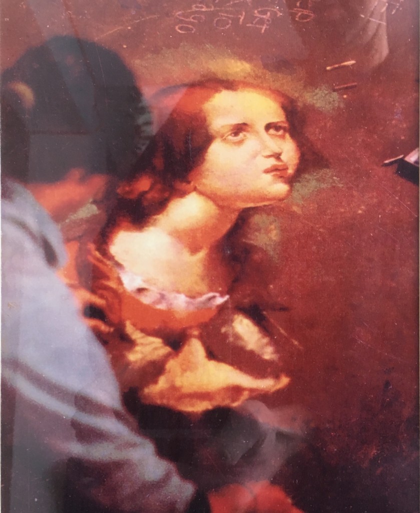 A painting made on the street in Florence in 1986